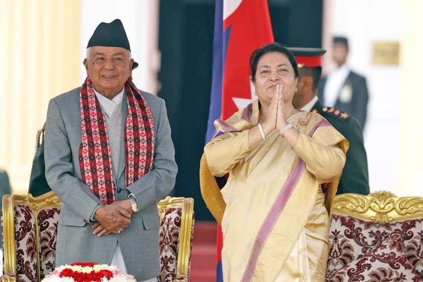 निवर्तमान राष्ट्रपति भण्डारी दुई कार्यकाल पूरा गरी शीतल निवासबाट विदा भए