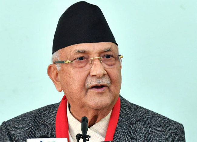 अध्यक्ष ओलीले नवनिर्वाचित उपराष्ट्रपति यादवलाई बधाई तथा शुभ कामना दिए