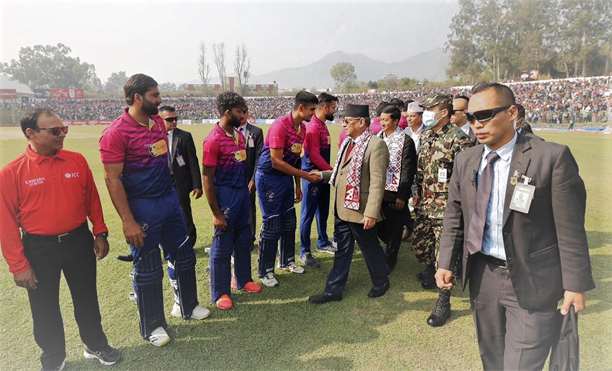 प्रधानमन्त्री दाहालले खुशी व्यक्त गर्दै खेलाडीहरुलाई बधाई दिए