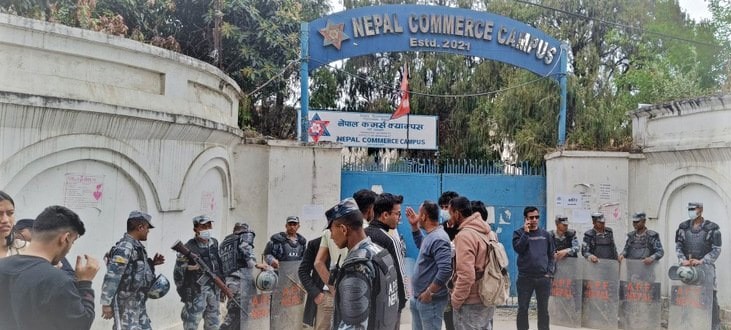 नेपाल कमर्स क्याम्पसको स्ववियु निर्वाचन अनिश्चित बने