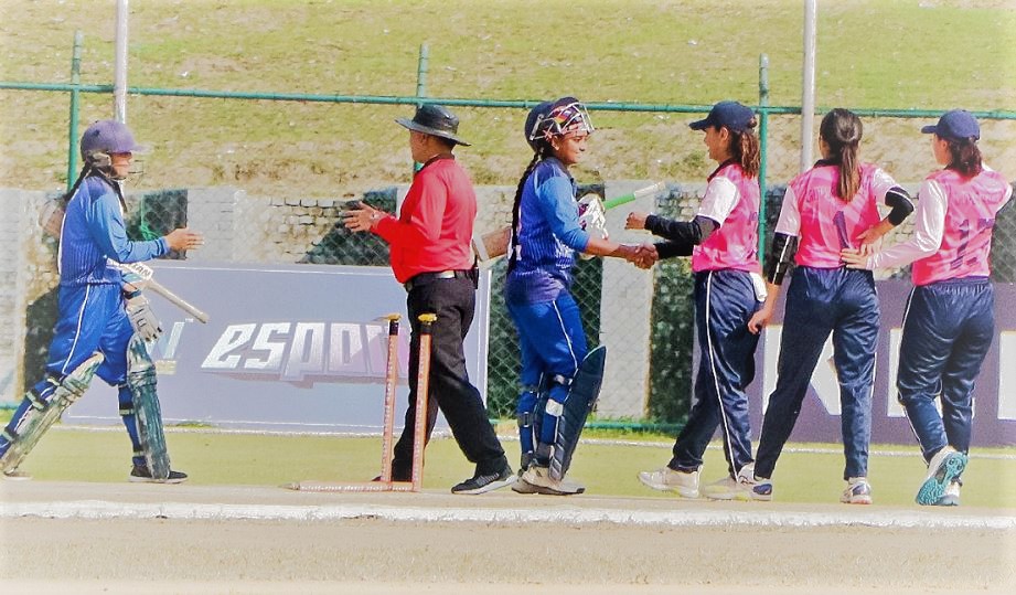 मेयर कप महिला टी–२० क्रिकेटमा सशस्त्र प्रहरीकाे एपीएफ क्लबले लगातार दाेस्राे जित निकाले