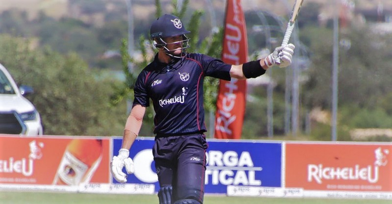 विश्व कप छनोट प्लेअफ खेलमा नामिबियाले पीएनजीलाई ४८ रनले हरायाे