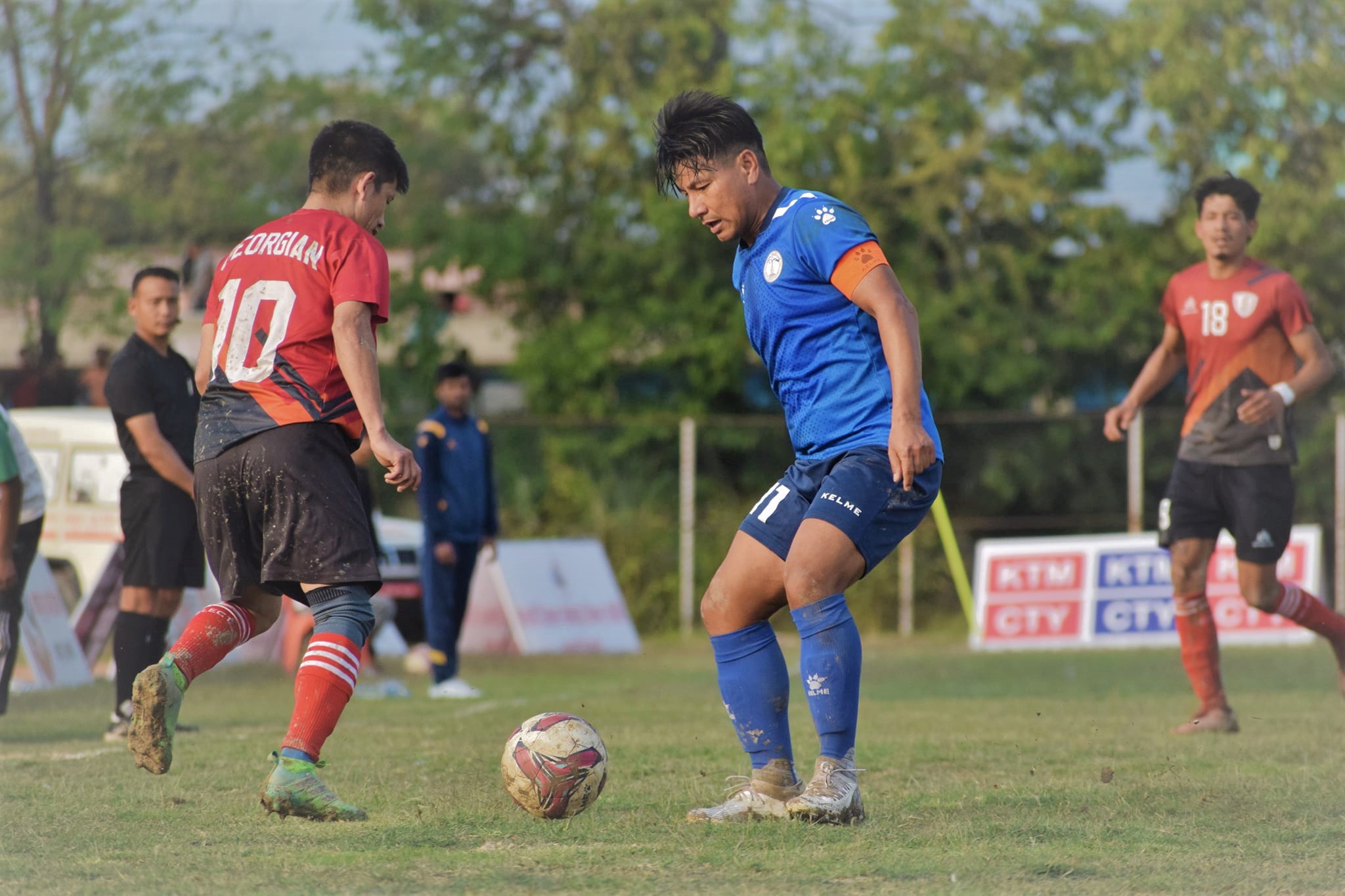 जर्जियनलाई हराउँदै नेपाल पुलिस क्लब खप्तड गोल्डकपको क्वाटरफाइनलमा पुगे