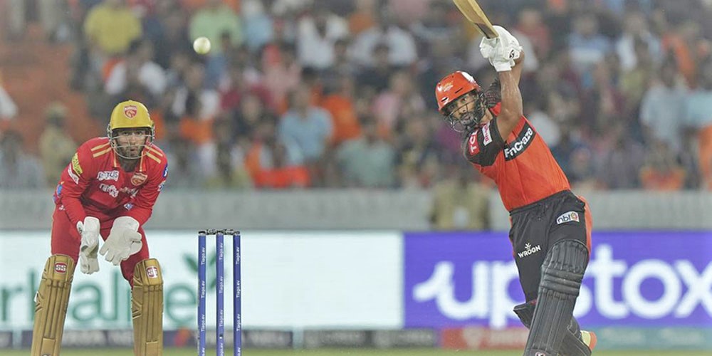 आईपीएलमा पञ्जाव किंग्सलाई हराउँदै हैदारावाद विजयी