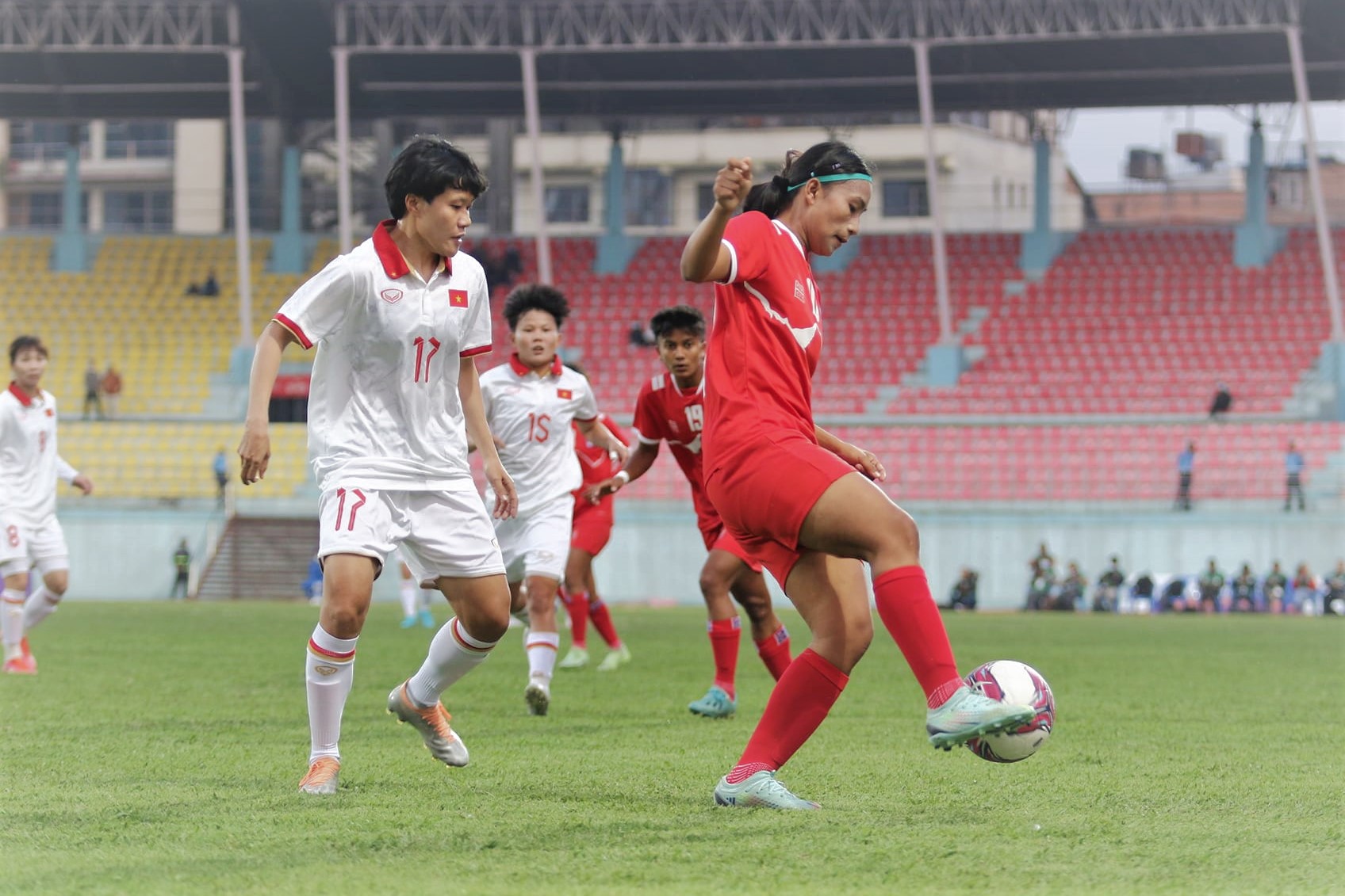 पेरिस ओलम्पिक–२०२४ को महिला फुटबल छनोटमा नेपाल भियतनामसँग पराजित