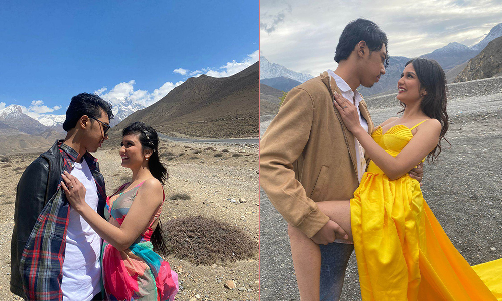 सुन्दर पर्यटकिय क्षेत्र मुस्ताङमा चलचित्र ‘दुई कदम’ छायांकन हुँदै