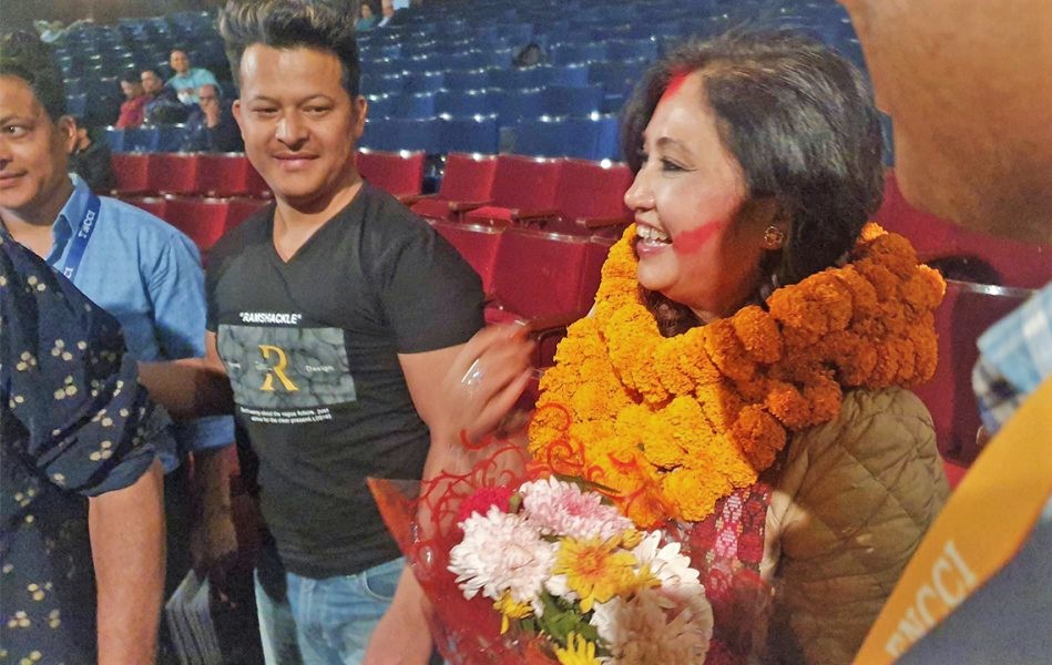 नेपाल उद्योग वाणिज्य महासङ्घको एशोसिएटतर्फको उपाध्यक्षमा ज्योत्सना श्रेष्ठ विजयी