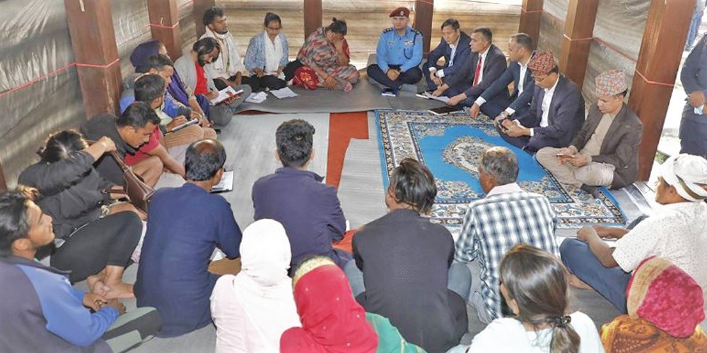 मिटरब्याज पीडित र गृह मन्त्रालयका प्रतिनिधिबीच आज पुनः बार्ता हुने