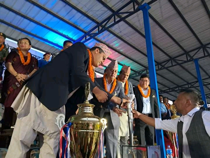 बागमतीका मुख्यमन्त्री जम्कट्टेलद्वारा दाेस्राे बागमती प्रदेश खेलकुद २०८० काे समद्वघाटन