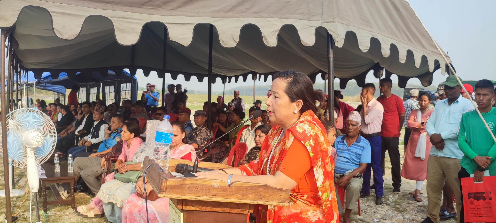 बिपदबाट हुने क्षतिको न्यूनिकरणको लागि सशस्त्र प्रहरी वलद्वारा मकवानपुरमा डेमो प्रर्दशन