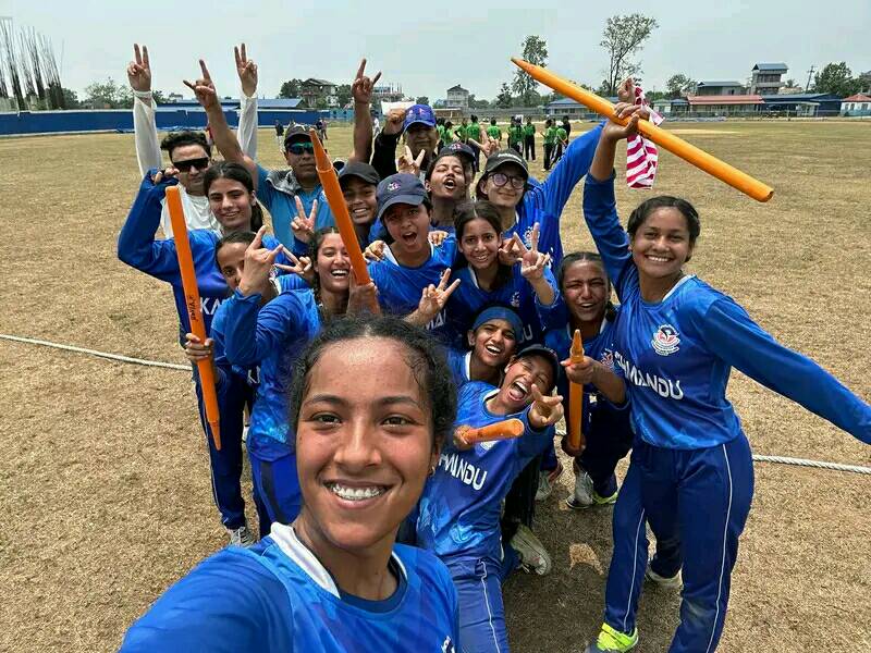 बागमती प्रदेशस्तरीय खेलकुद महिला क्रिकेटमा आज काठमाडौं विजयी