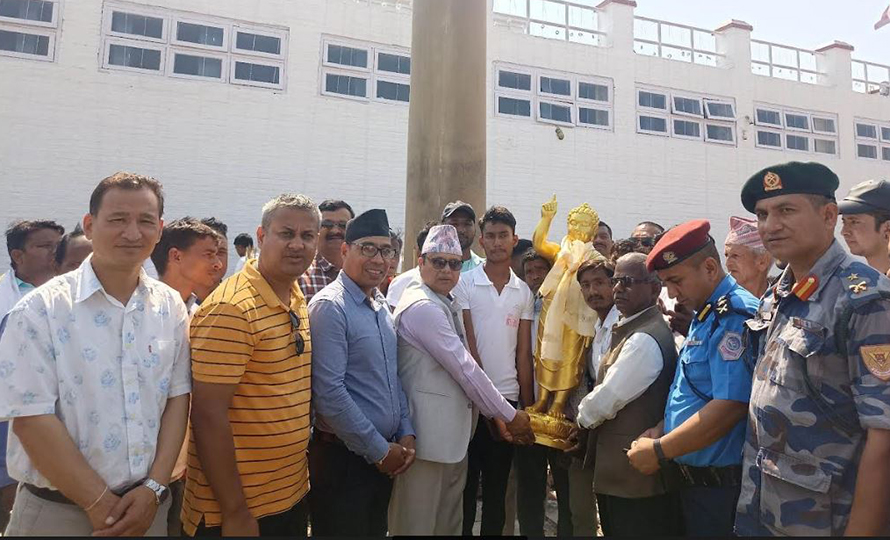 लुम्बिनीबाट शिशु बुद्धलाई तिलौराकोट लगियो