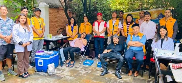 काठमाडौमा रक्तदान कार्यक्रम सम्पन्न