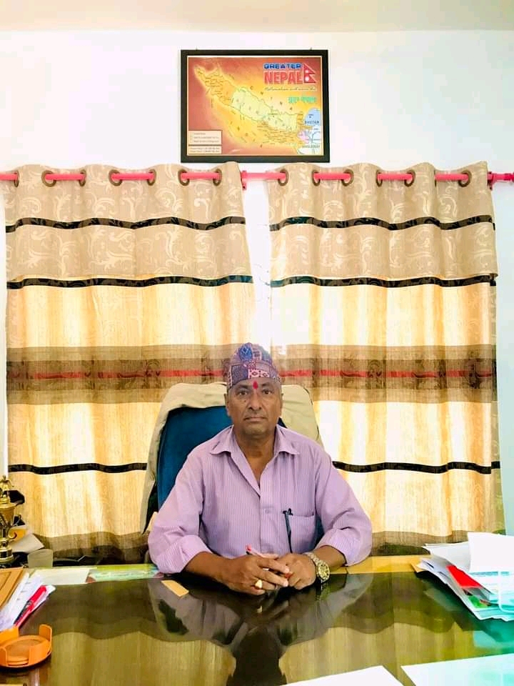 हेटौंडा ७ मा पनि ग्रेटर नेपालको नक्सा