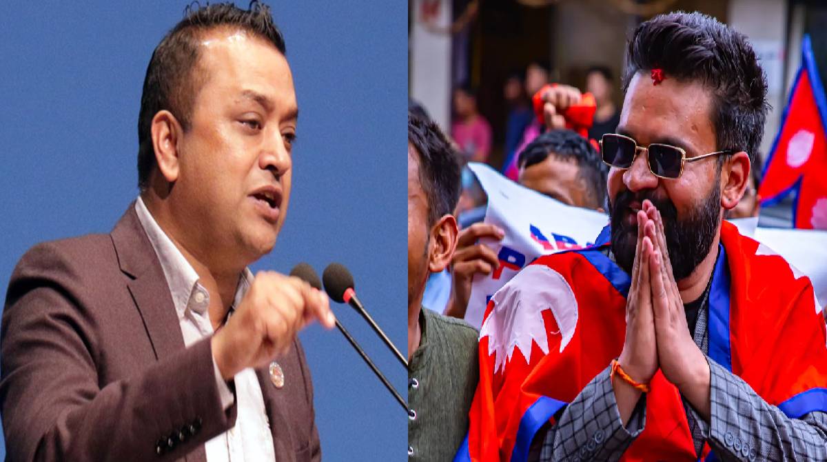 काठमाडौंका मेयर बालेनले आफ्नो कार्यकक्षमा ग्रेटर नेपालको नक्सै टाँसे , गगन पनि नारामा