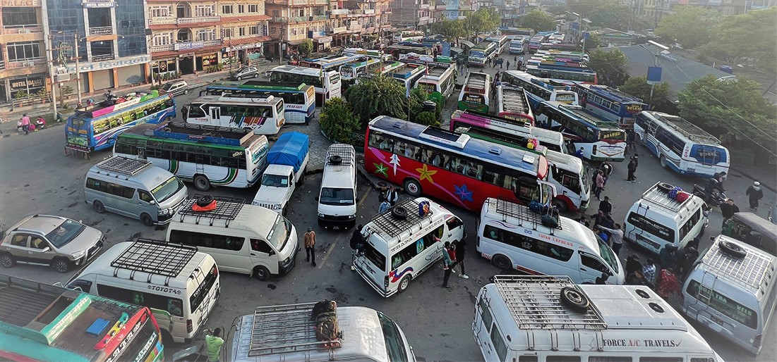 भोलिदेखि पोखरा बसपार्क क्षेत्रका सडक छेउमा पार्किङ निषेध