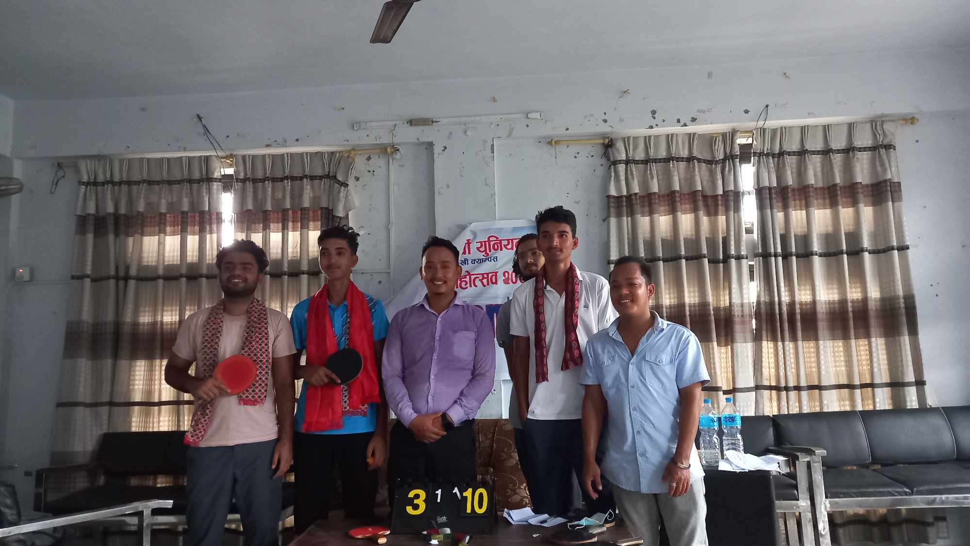 टेबल टेनिस खेलमा सुशील फुयाल प्रथम