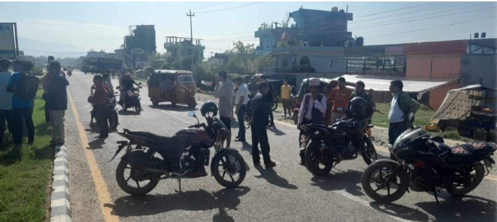 वीरेन्द्रनगरमा मोटरसाइकलको ठक्करबाट ५ वर्षीय बालकको मृत्यु