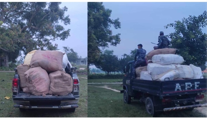 झन्डै ५० लाख रुपैयाँबराबरको चोरीका कपडा बरामद