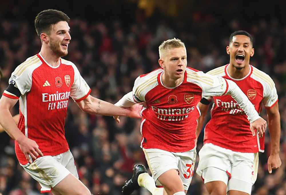 बर्नलीमाथि आर्सनल ३-१ ले विजयी